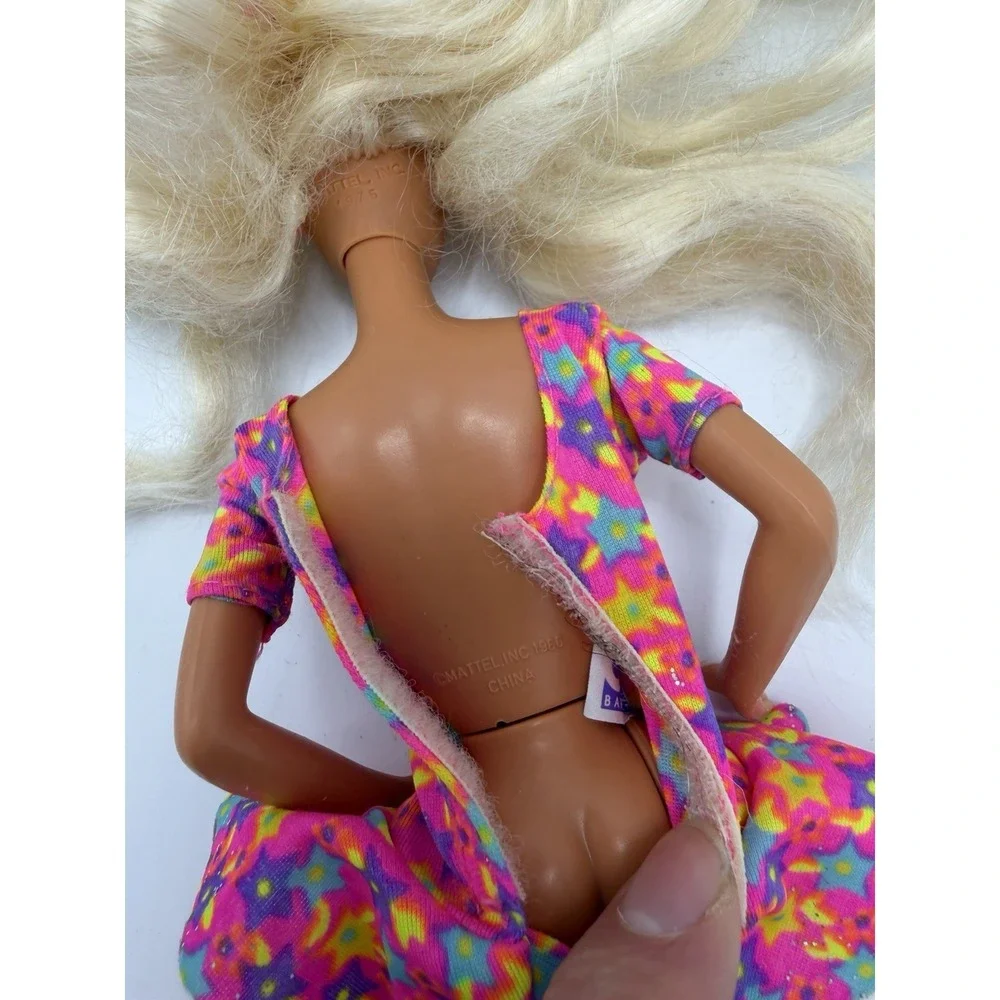 Caboodles Glitter Beach Barbie Doll Mattel 90's Vintage 1992  Fashion Doll